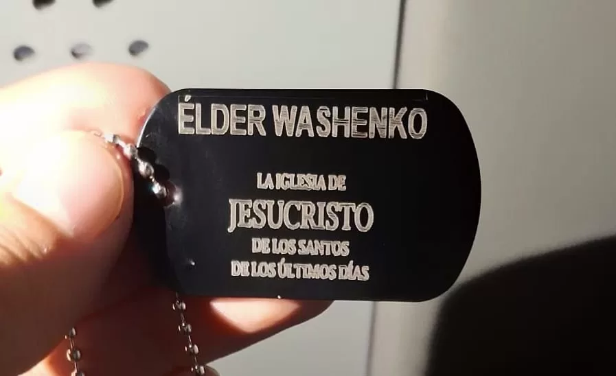 Placa Colgante Negra con Grabado Láser Personalizado