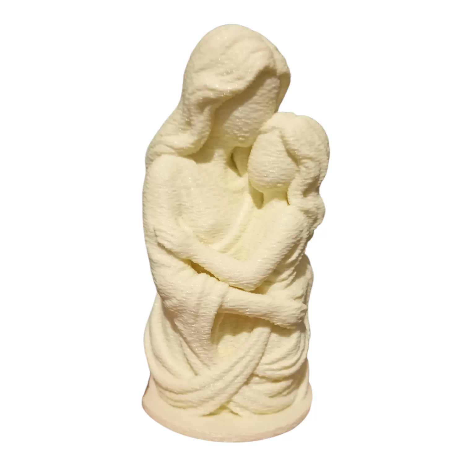 Figura Decorativa Abrazo Madre e Hija | Adorno 3D - 12 cm - Color a Elección