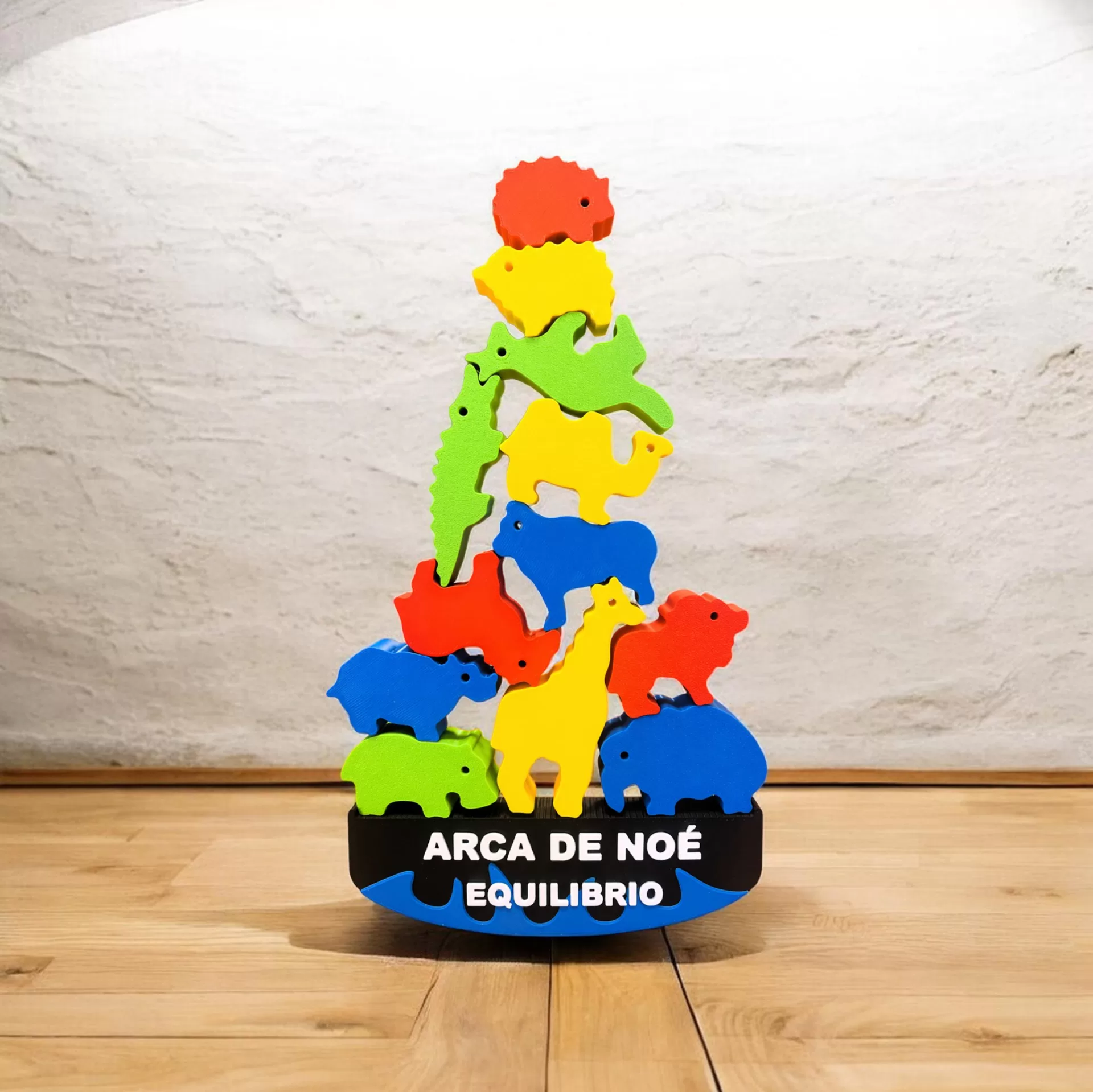 El Arca de Noé | Juego de Equilibrio Familiar - Figuras de Animales
