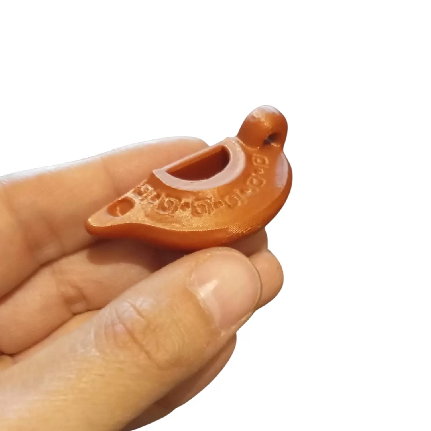 Imán Lámpara de Aceite Bíblica para Heladera - Símbolo del Evangelio · 5 cm