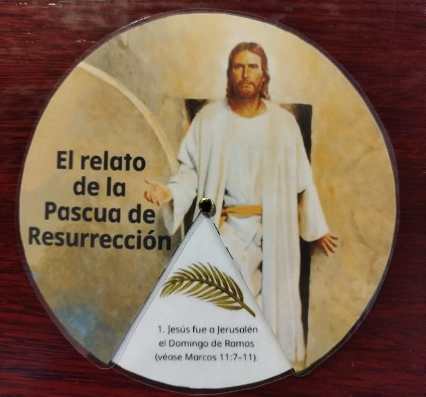 Rueda de la Pascua de Resurrección | Material Didáctico Plastificado para Niños