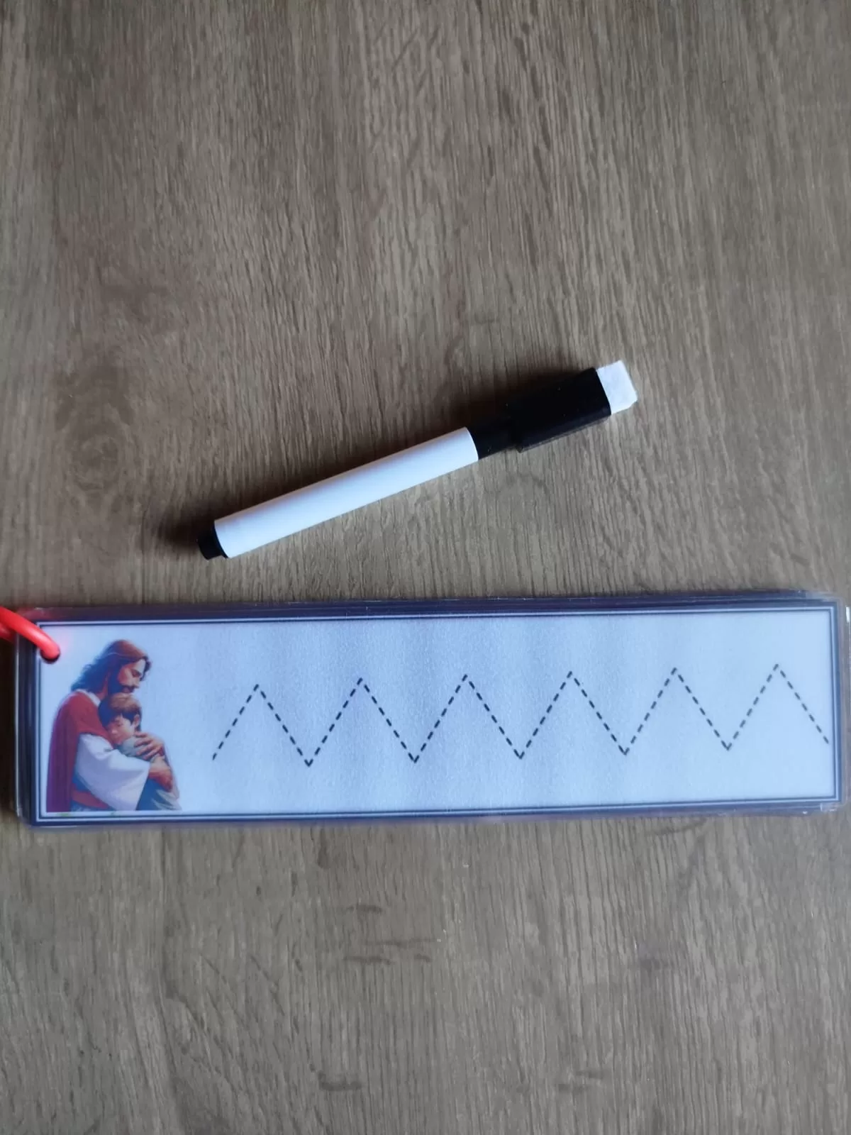 Tarjetas de Grafomotricidad Plastificadas con Marcador Borrable | Set de 8 Unidades