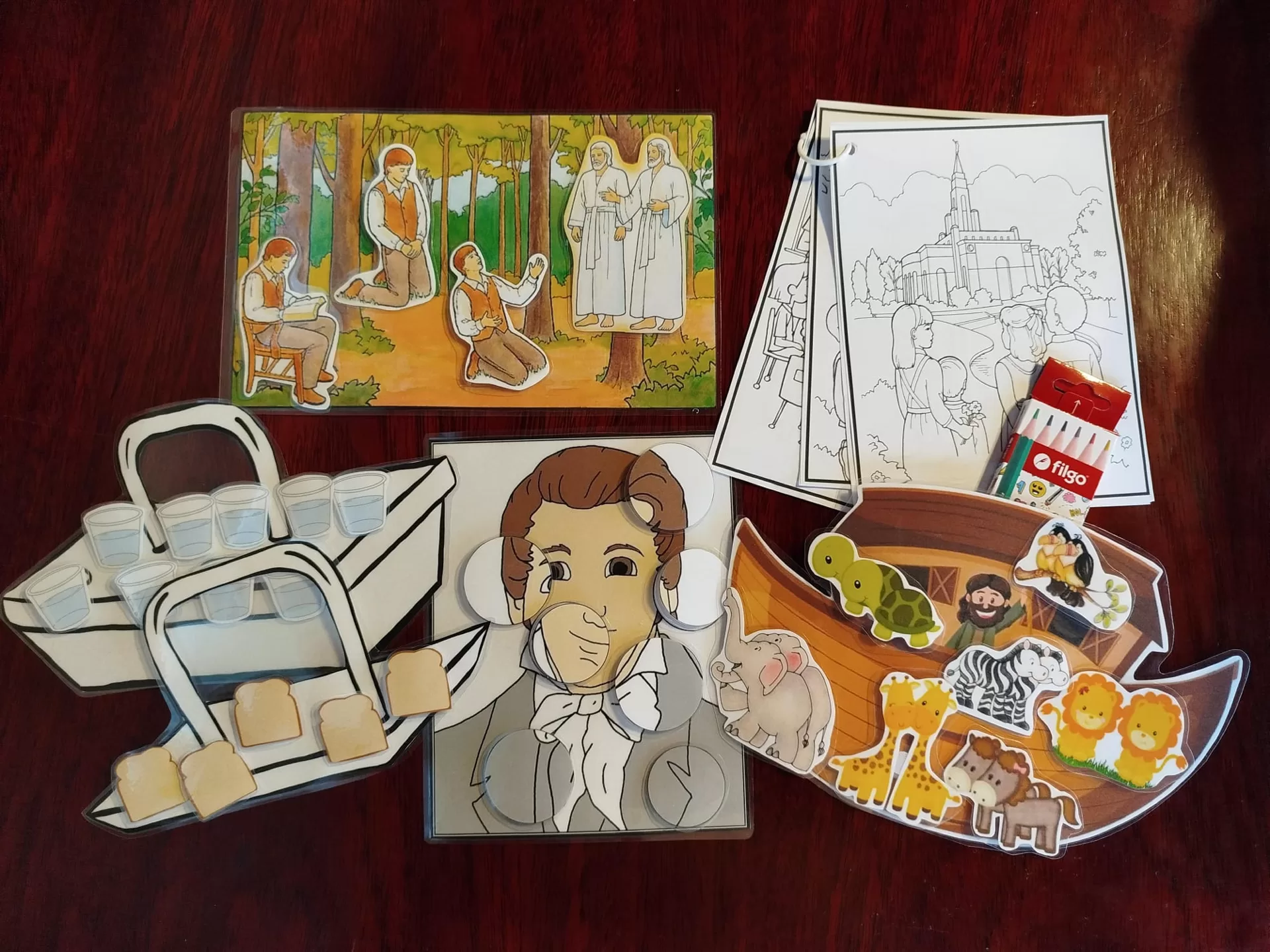 Kit Sacramental para Niños | 5 Juegos Didácticos para la Reunión Sacramental