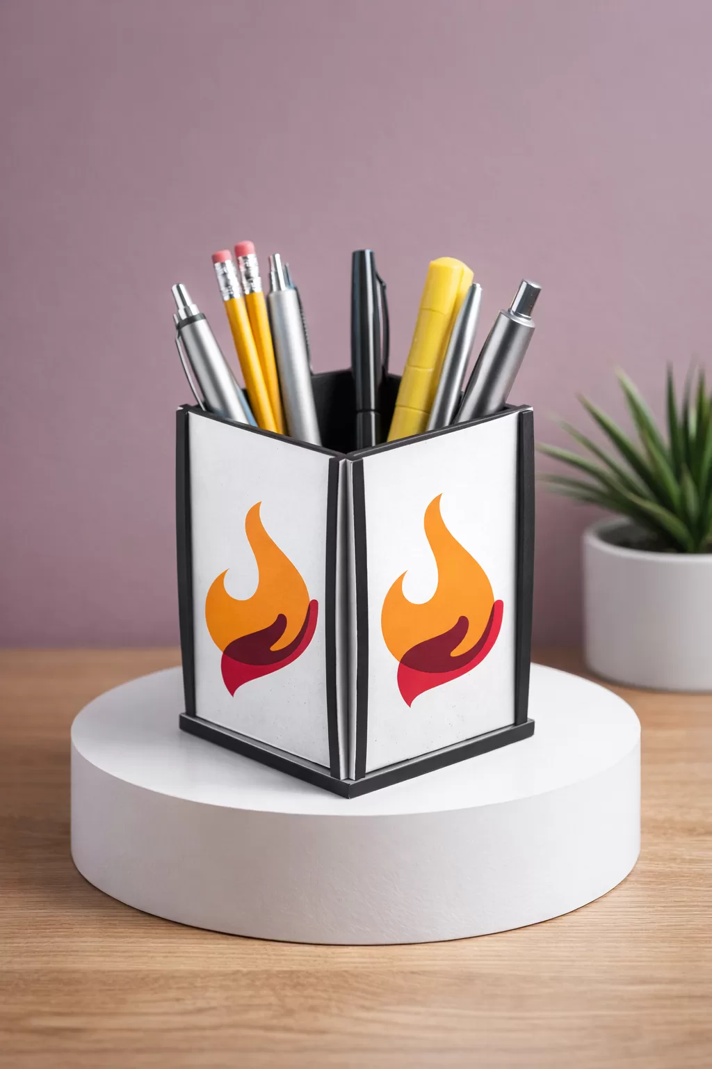 Portalápices Sublimado con Diseño del Evangelio | Para Escritorio
